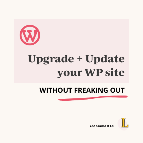 Update and Upgrade WP